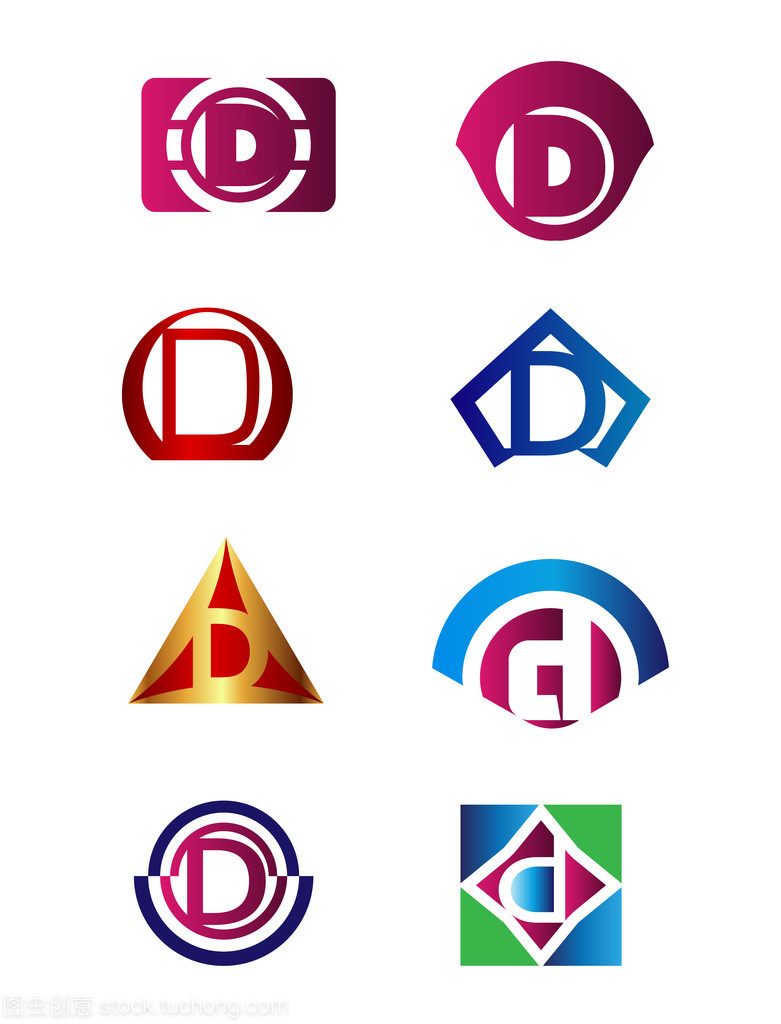 字母D標志設計 品牌標識與矢量符號的創意模板設置指南
